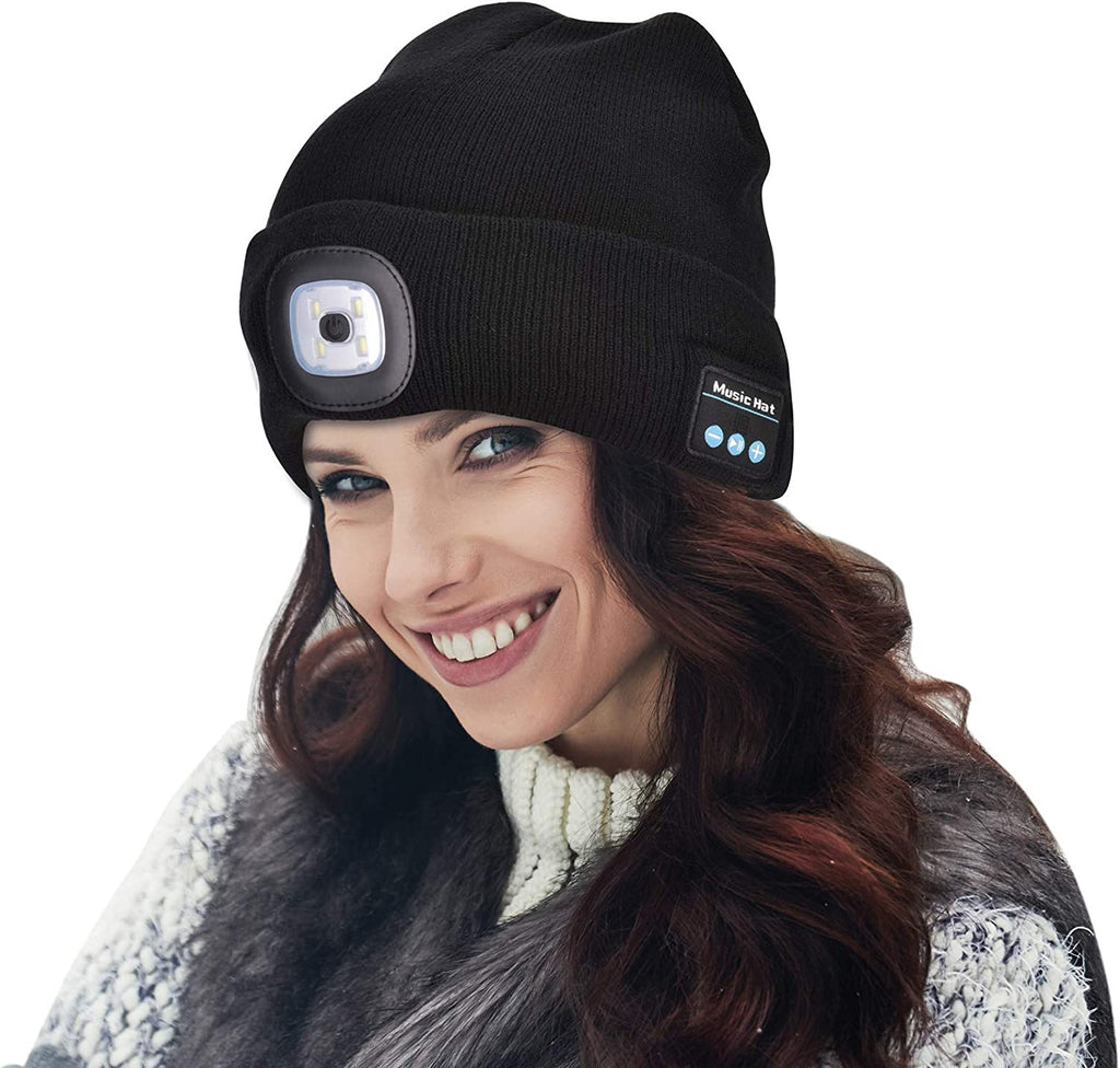 Svítící čepice s Bluetooth sluchátky | Ka-mostore