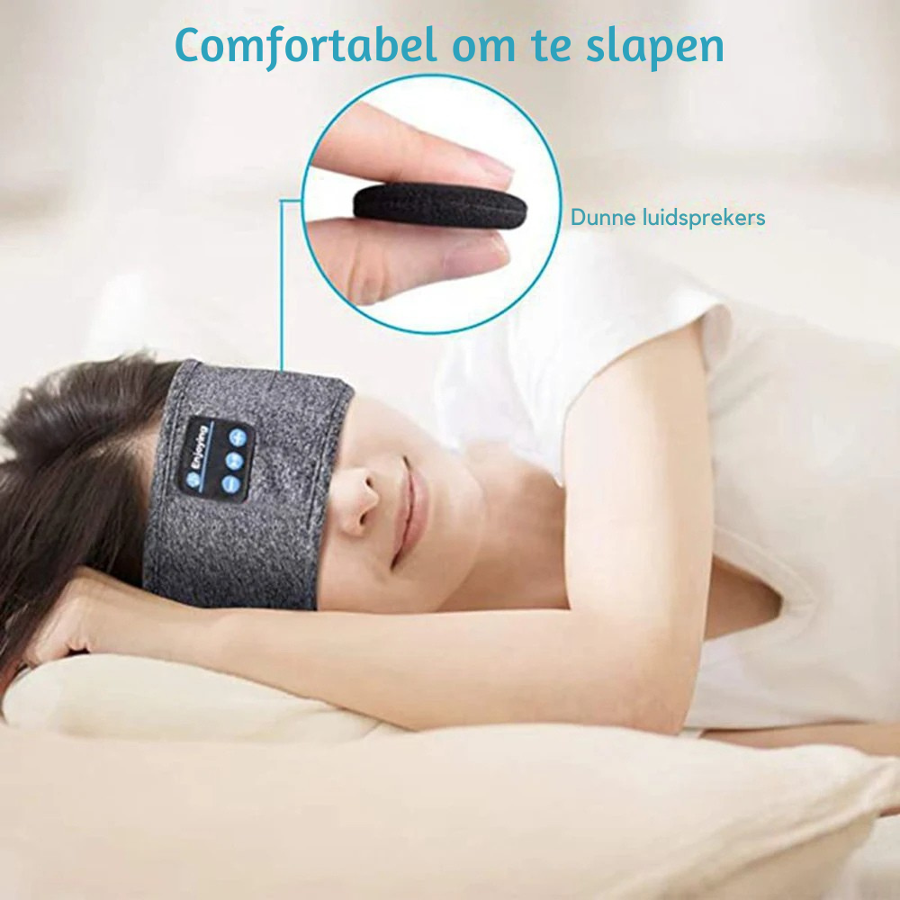 Bluetooth-slaapmasker met hoofdband en geïntegreerde hoofdtelefoon | Ka-mostore