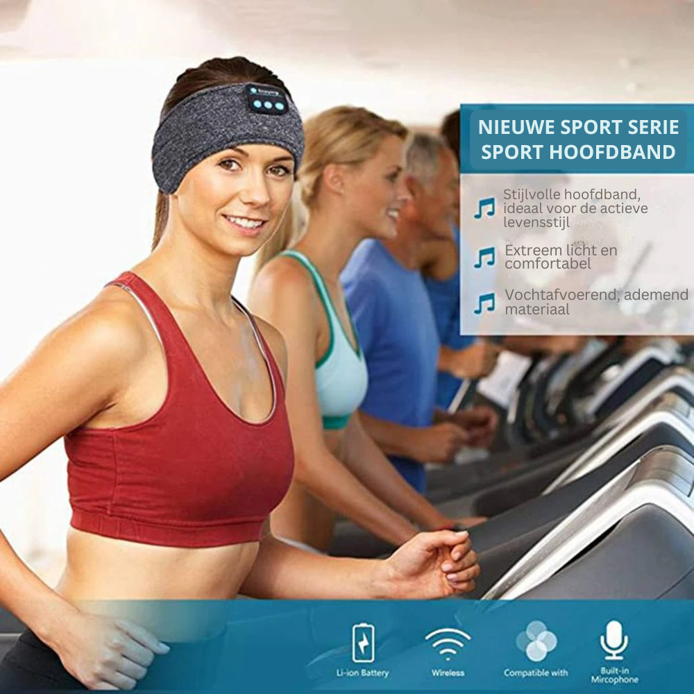 Bluetooth-slaapmasker met hoofdband en geïntegreerde hoofdtelefoon | Ka-mostore