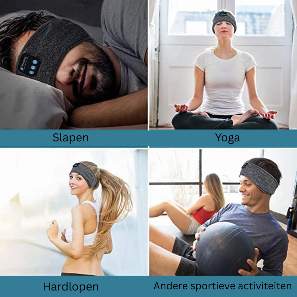 Bluetooth-slaapmasker met hoofdband en geïntegreerde hoofdtelefoon | Ka-mostore