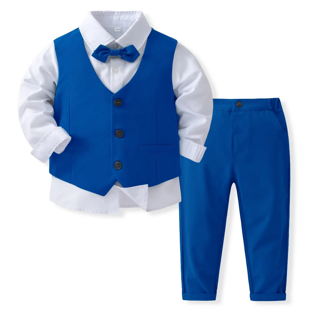 Boys' Formal Cotton Outfit Set for Toddlers and Kids | Ka-mostore