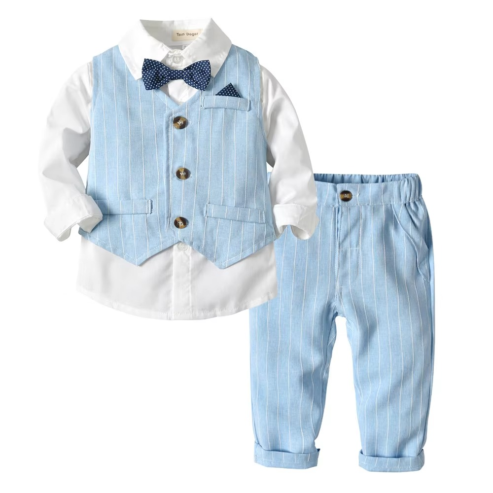 Boys' Formal Cotton Outfit Set for Toddlers and Kids | Ka-mostore