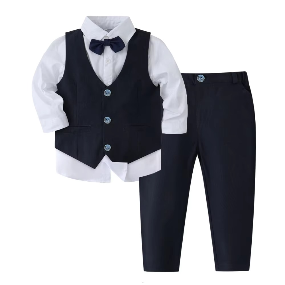 Boys' Formal Cotton Outfit Set for Toddlers and Kids | Ka-mostore