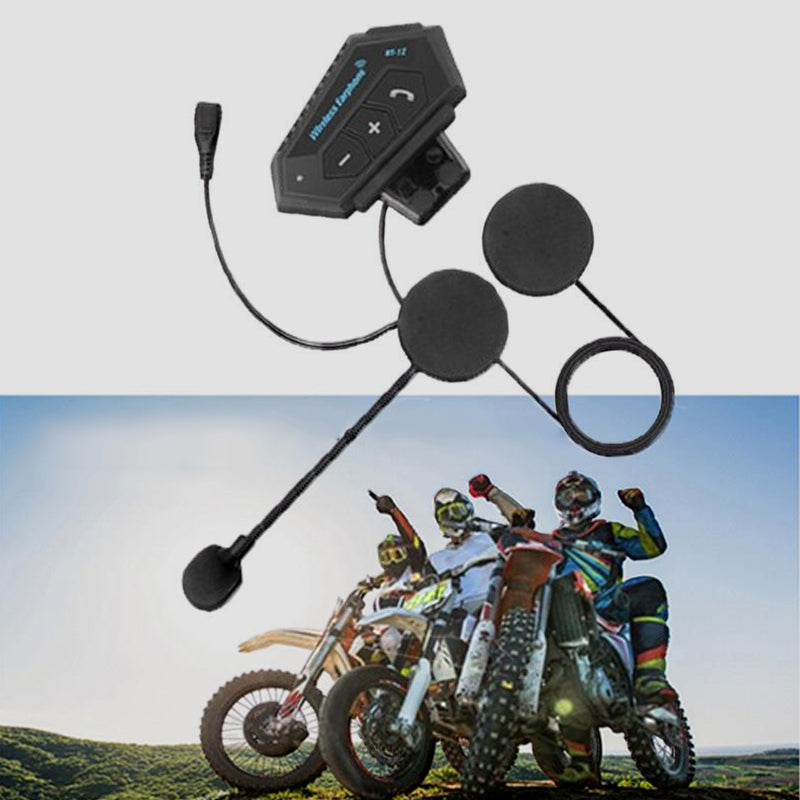 אוזניות בלוטות' לקסדה למוטוריקה BT12 | Ka-mostore