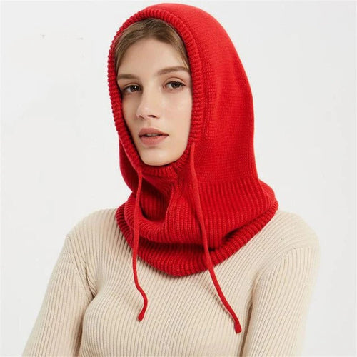 Cashmere Knitted Winter Hat with Hood – Warm & Elegant | Ka-mostore