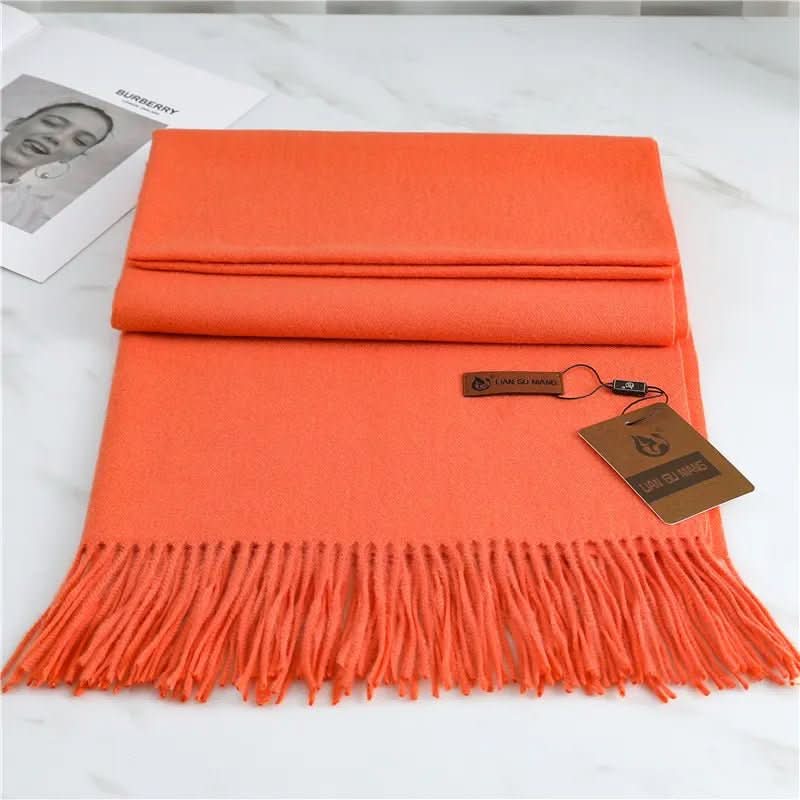 Kašmírová šála s třásněmi pro teplo a eleganci | Ka-mostore