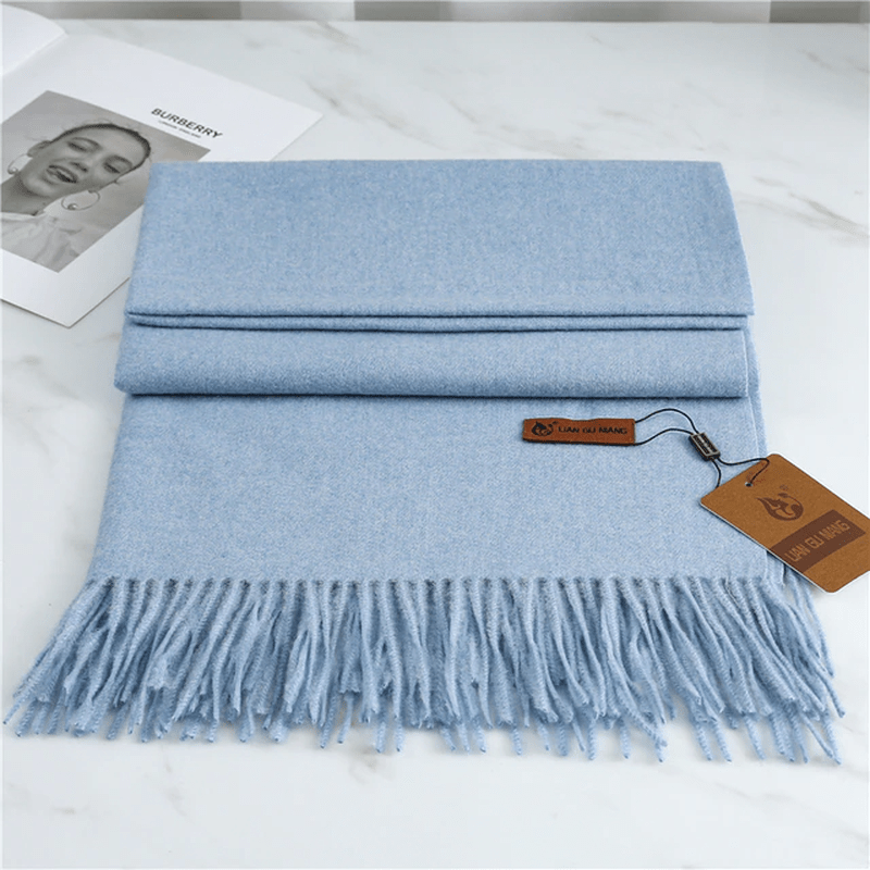 Kašmírová šála s třásněmi pro teplo a eleganci | Ka-mostore