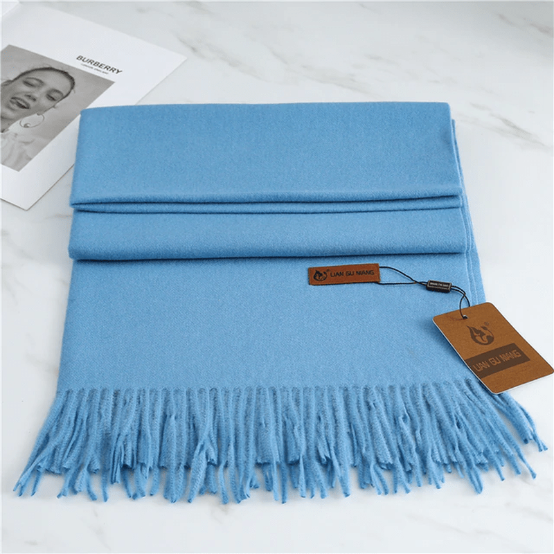 Kašmírová šála s třásněmi pro teplo a eleganci | Ka-mostore