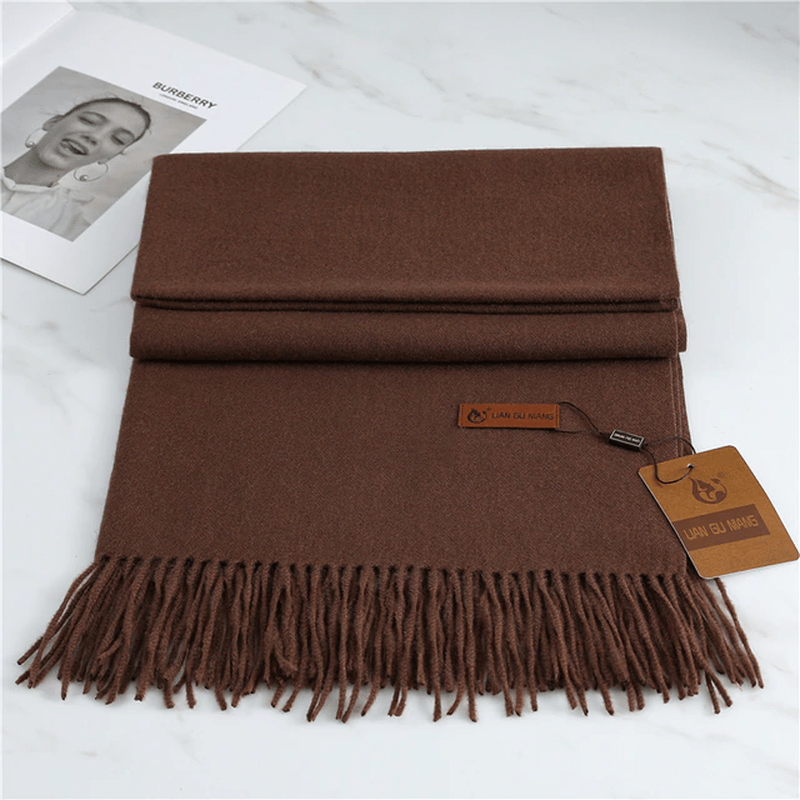 Kašmírová šála s třásněmi pro teplo a eleganci | Ka-mostore