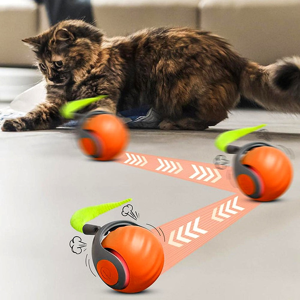 Balle jouet pour chat – Roulement automatique et jeu interactif | Ka-mostore