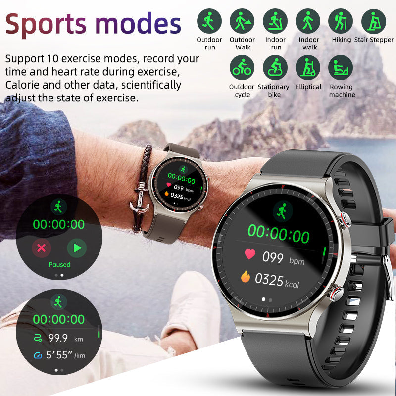 CFDA EKG Blood Oxygen Heart Rate Health Monitoring Smart Watch | Ka-mostore