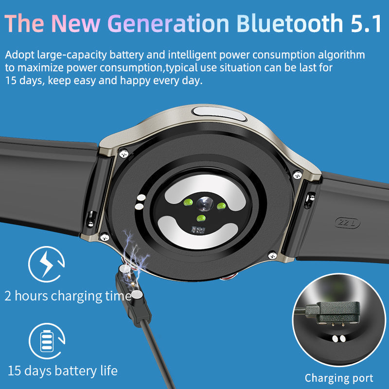 CFDA EKG Blood Oxygen Heart Rate Health Monitoring Smart Watch | Ka-mostore
