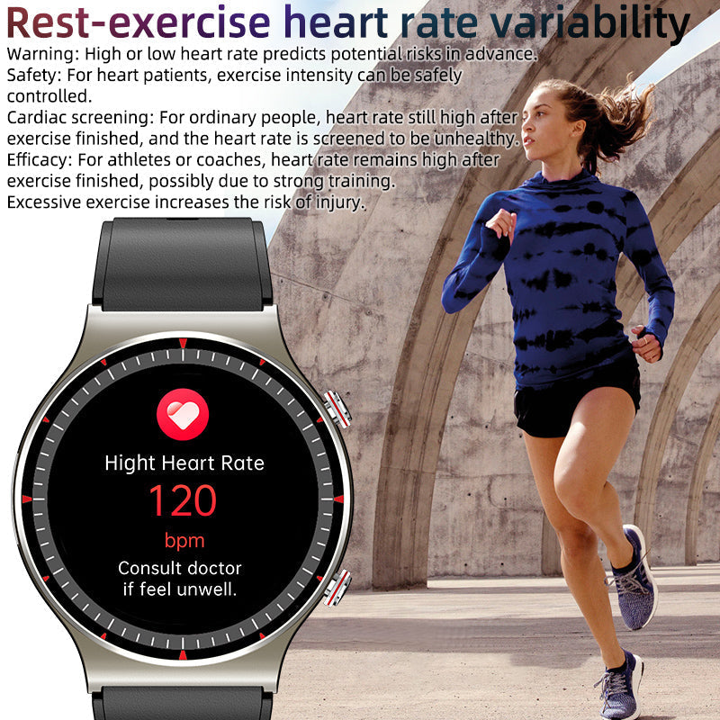 CFDA EKG Blood Oxygen Heart Rate Health Monitoring Smart Watch | Ka-mostore