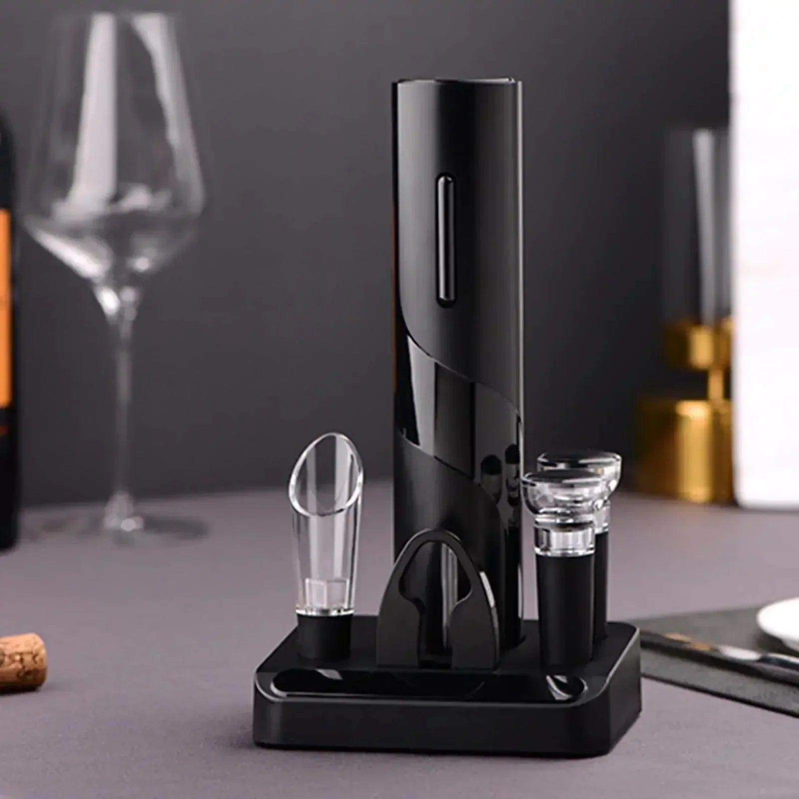 |-Click Automatic Wine Opener with Foil Cutter | Ka-mostore