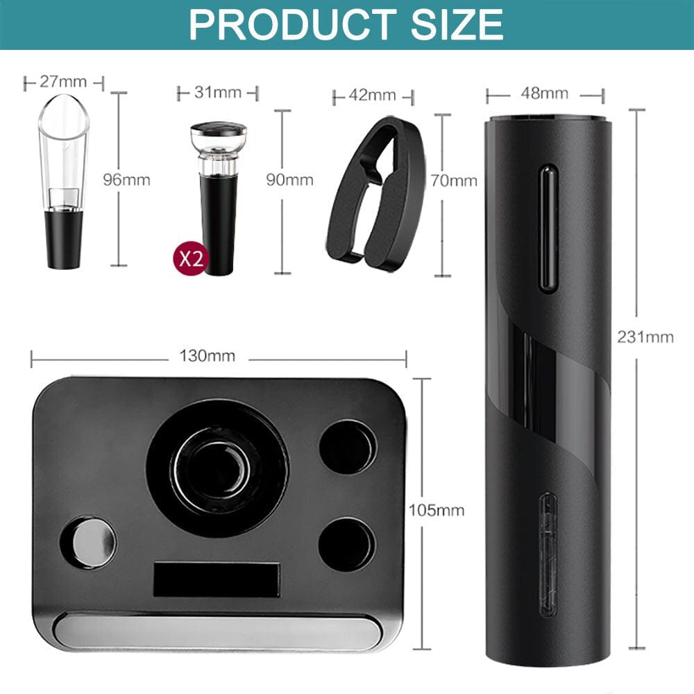 |-Click Automatic Wine Opener with Foil Cutter | Ka-mostore