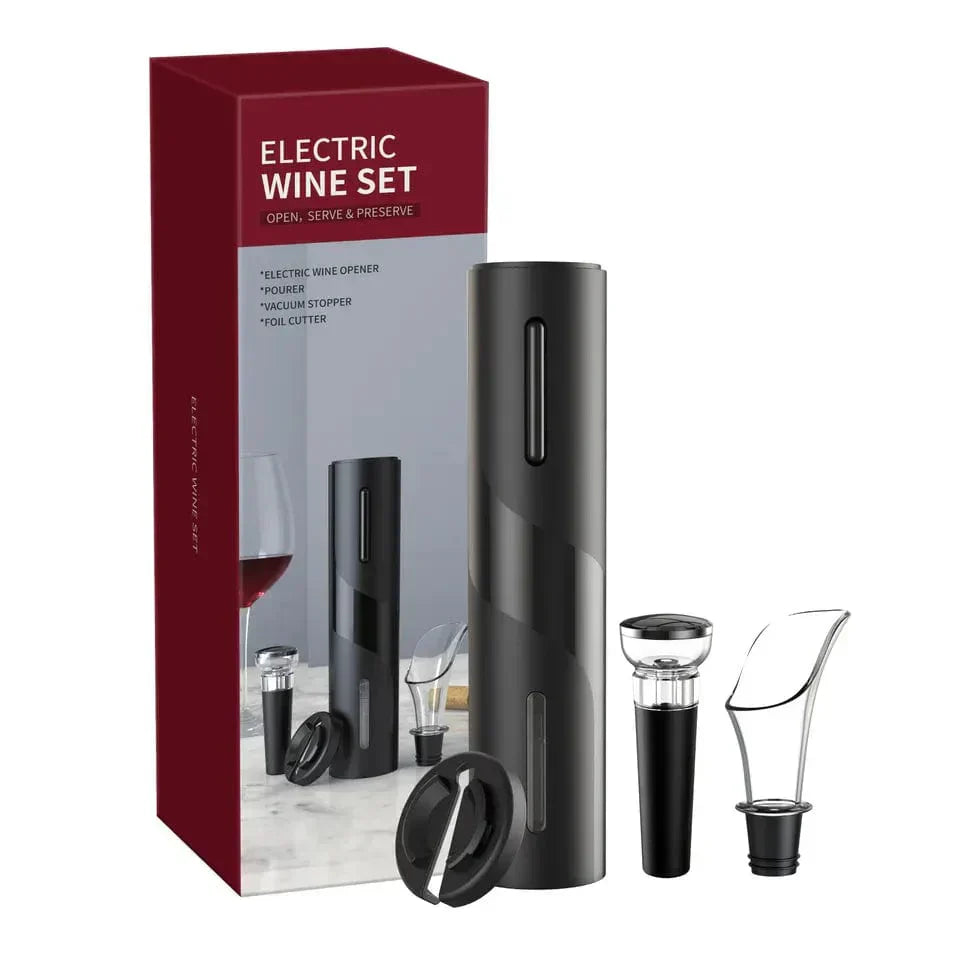 |-Click Automatic Wine Opener with Foil Cutter | Ka-mostore