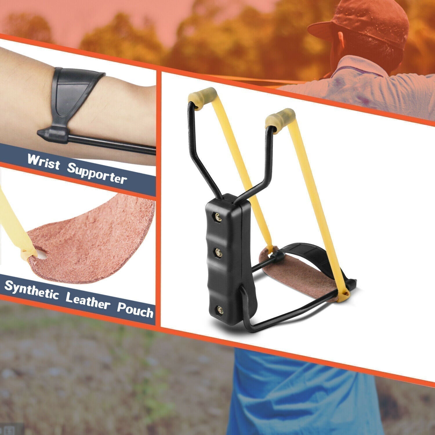 Collapsible slingshot for the wrist. | Ka-mostore
