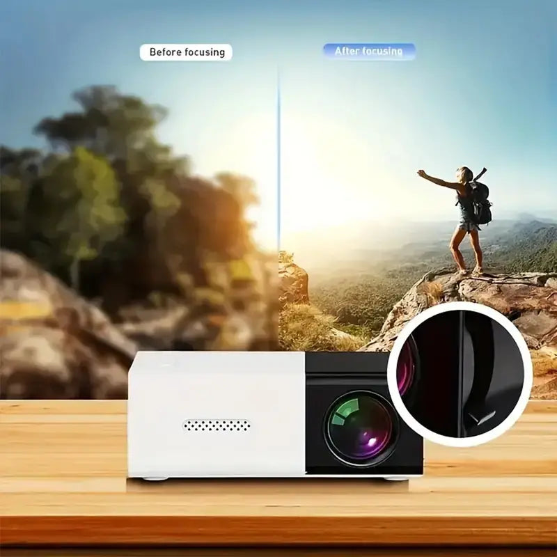 Portable LED Projector with Integrated Sound | Ka-mostore