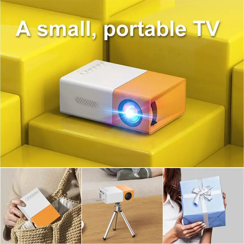 Portable LED Projector with Integrated Sound | Ka-mostore