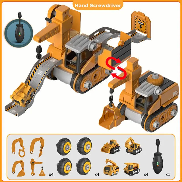 Constructo Build and Play Vehicle Set – Educational Toy for Children (120+ Pieces) | Ka-mostore