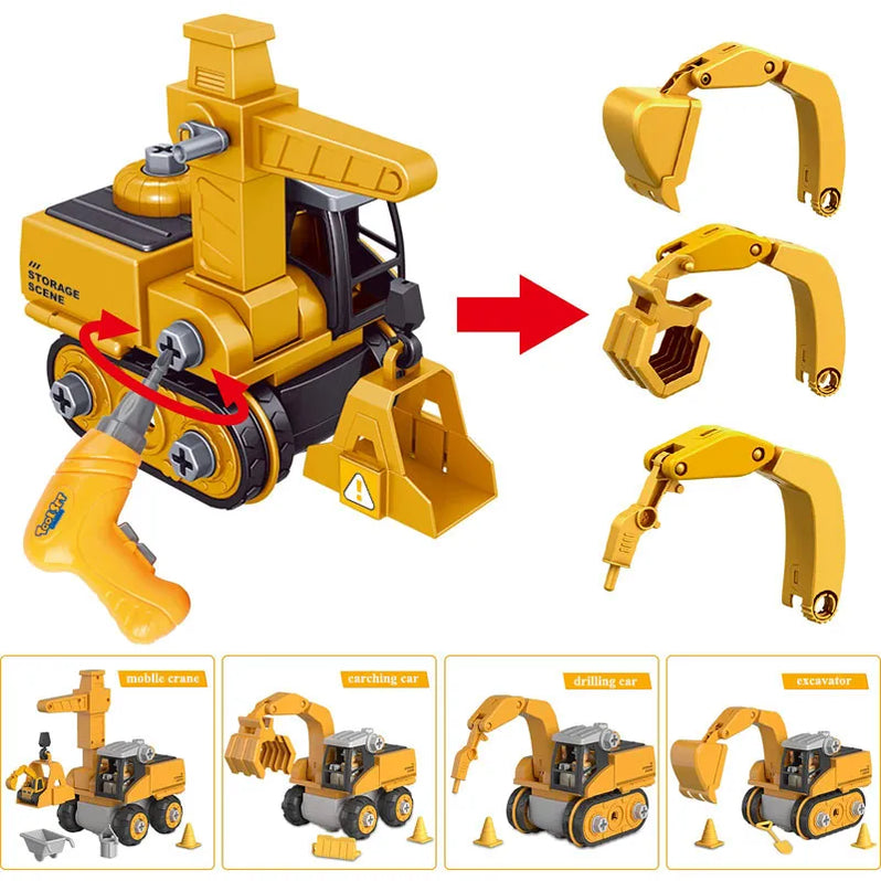 Constructo Build and Play Vehicle Set – Educational Toy for Children (120+ Pieces) | Ka-mostore