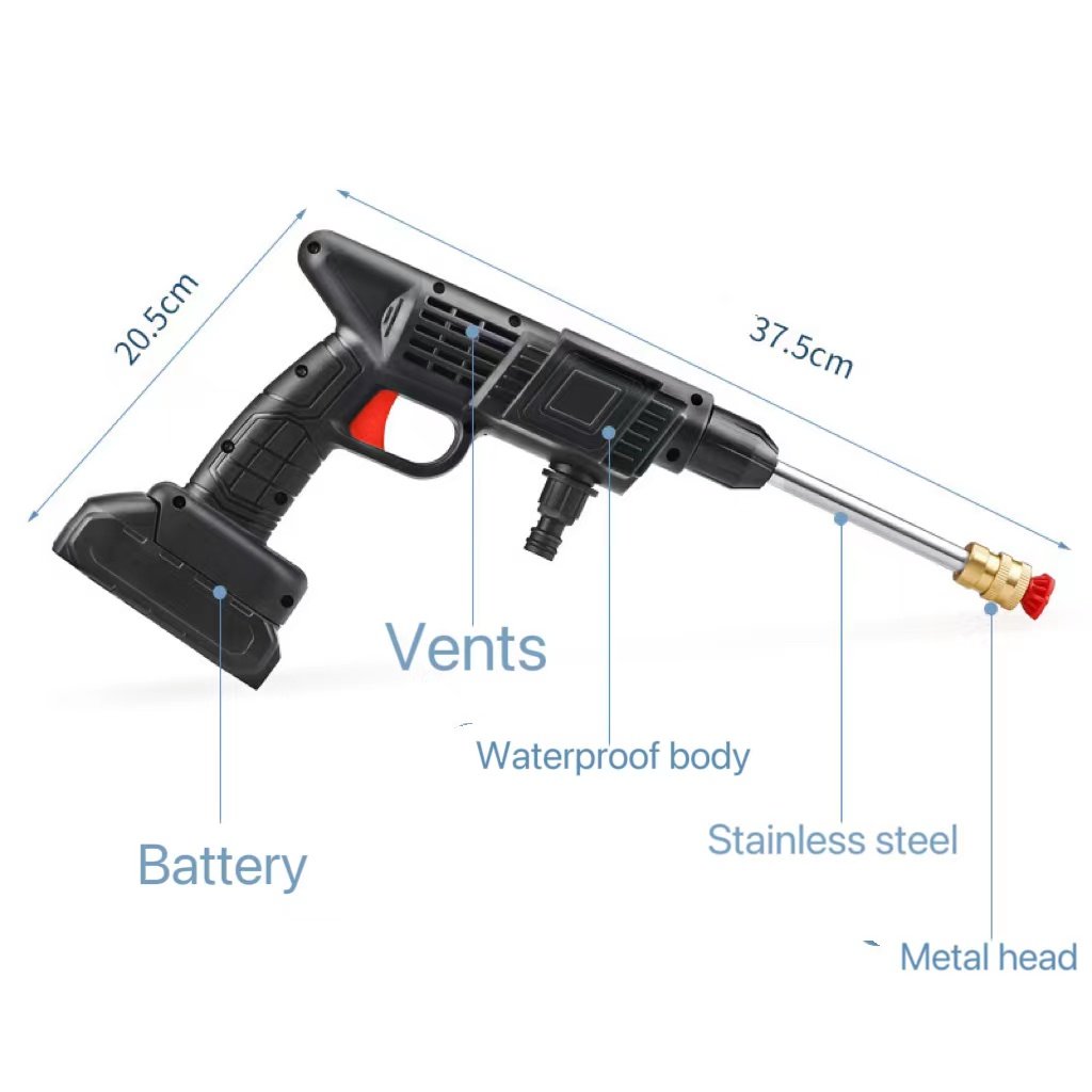 Cordless Portable High Pressure Spray Water Gun | Ka-mostore