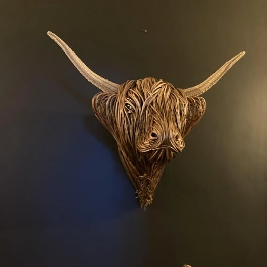 Cow Wall Sculpture – Bowie | Ka-mostore