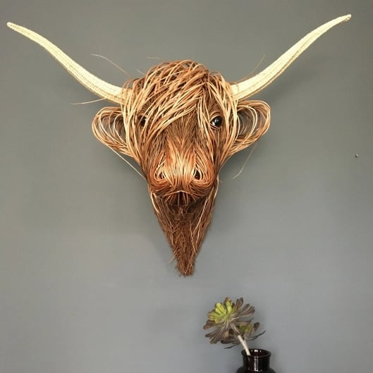 Cow Wall Sculpture – Bowie | Ka-mostore