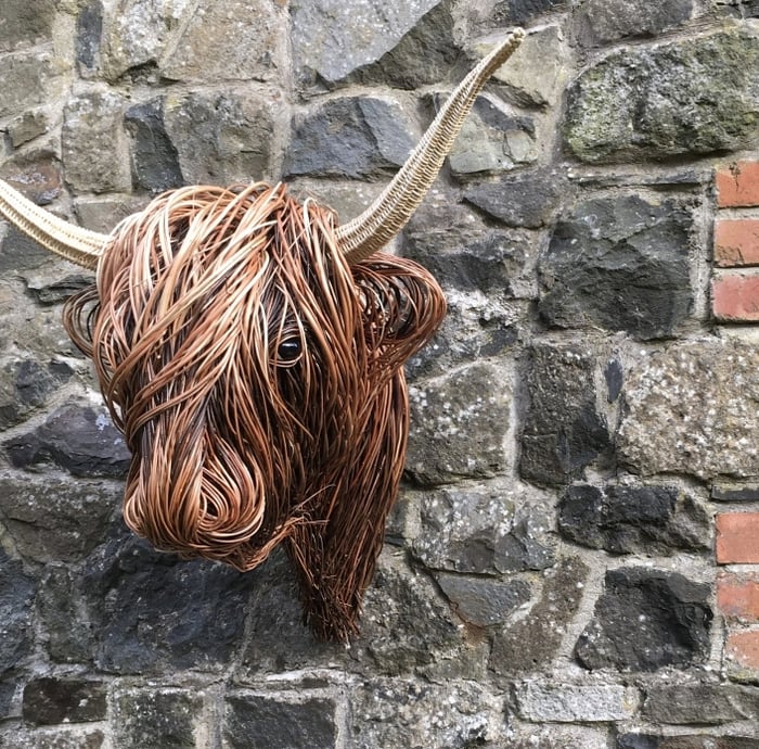 Cow Wall Sculpture – Bowie | Ka-mostore