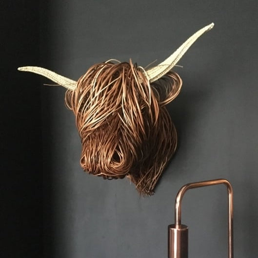 Cow Wall Sculpture – Bowie | Ka-mostore