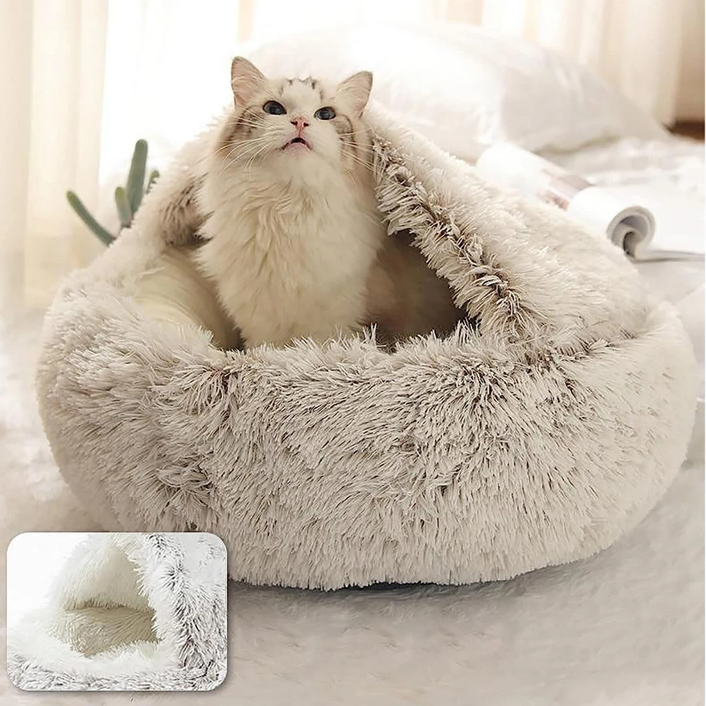 Cozy Cave Pet Bed | Calming and Comfortable Dog Bed for Deep Relaxation | Ka-mostore