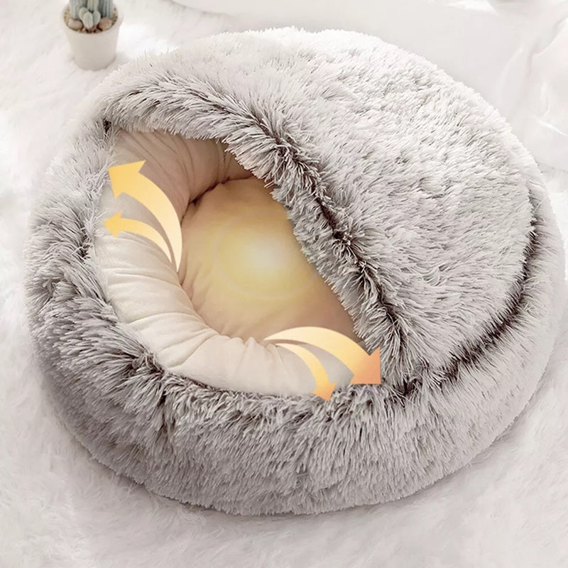Cozy Pet Cave Bed, Ideal for Dogs and Cats of All Sizes | Ka-mostore