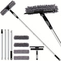 Crystal Clear Window Cleaner – Professional 2-in-1 Telescopic Window and Glass Cleaning System | Ka-mostore
