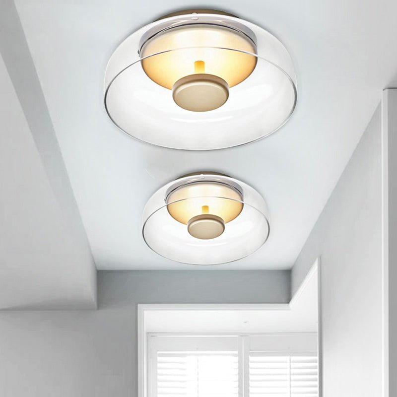 CrystalShine LED Ceiling Light | Modern Glass Design | Ka-mostore