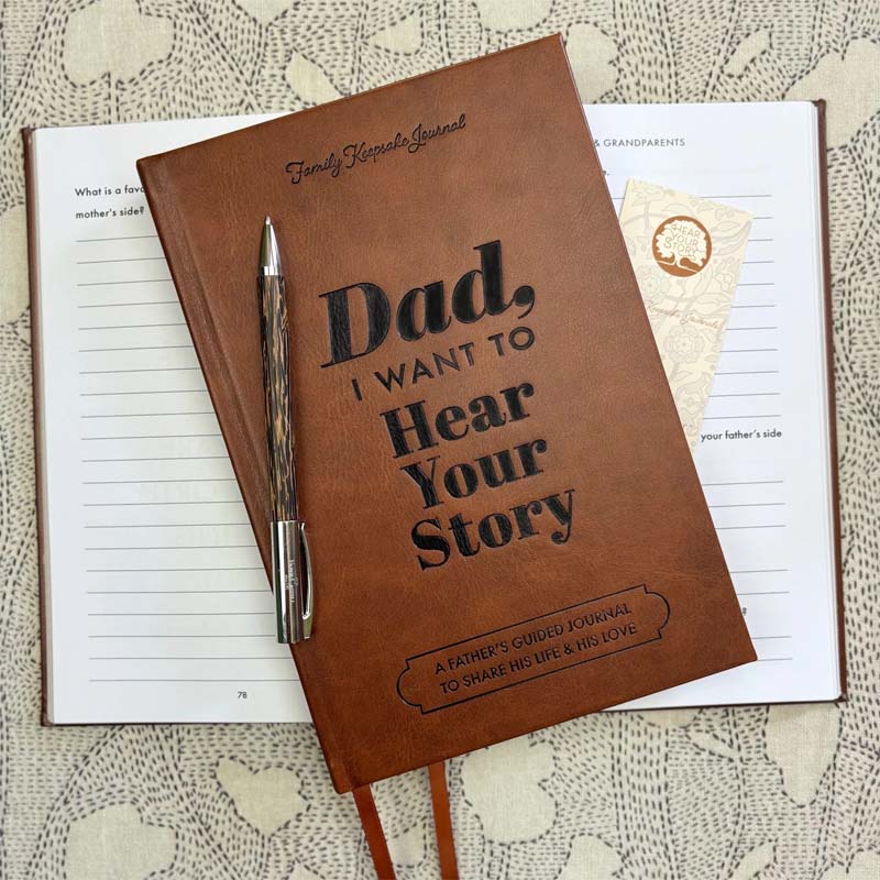 Dad's Story Book | Guided Journal | 250+ Prompts | Ka-mostore