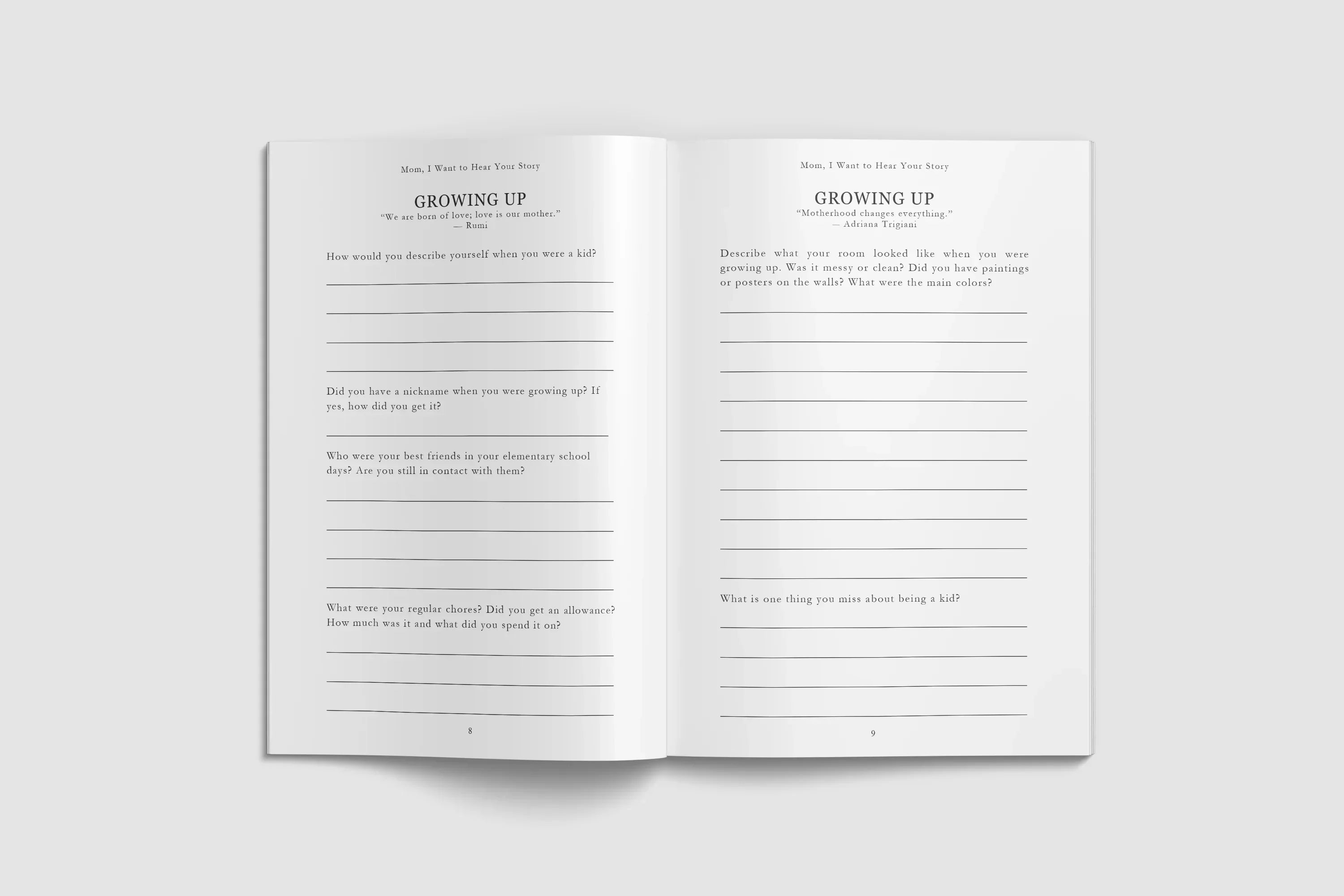 Dad's Story Book | Guided Journal | 250+ Prompts | Ka-mostore