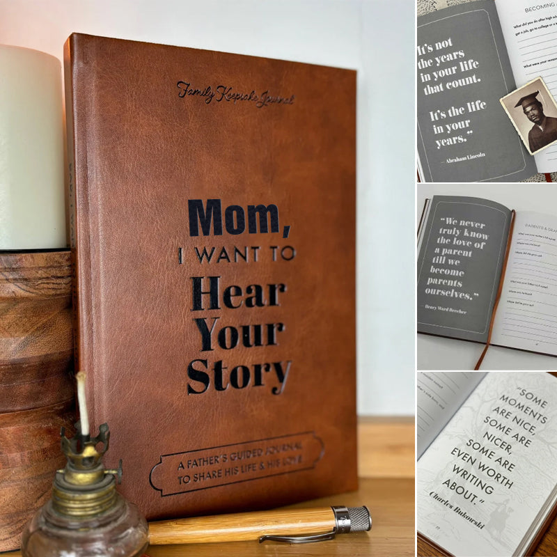 Dad's Story Book | Guided Journal | 250+ Prompts | Ka-mostore