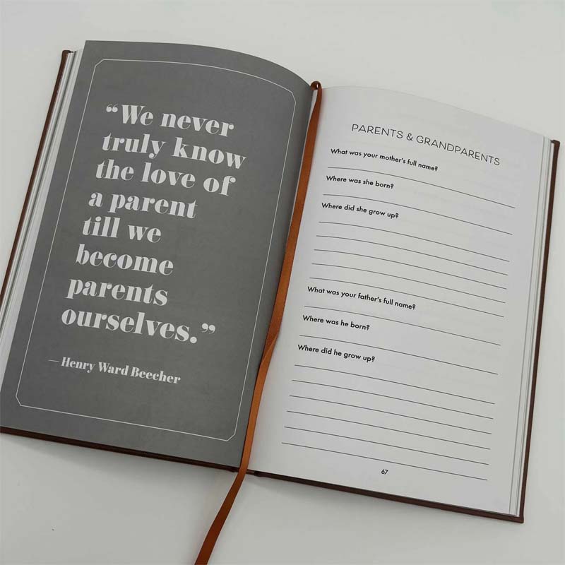 Dad's Story Book | Guided Journal | 250+ Prompts | Ka-mostore