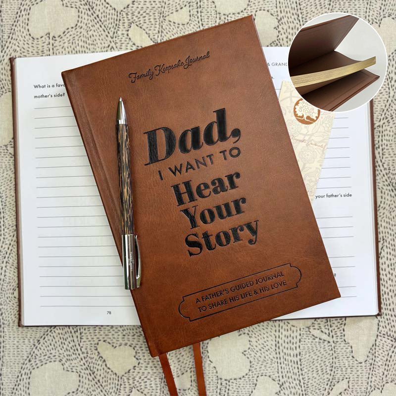 Dad's Story Book | Guided Journal | 250+ Prompts | Ka-mostore
