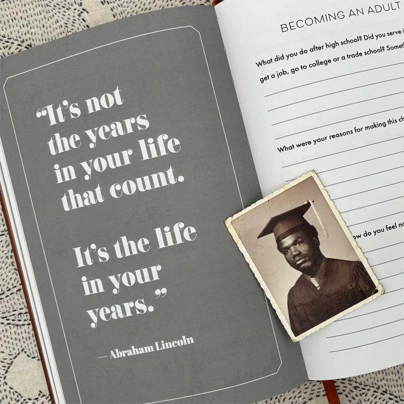 Dad's Story Book | Guided Journal | 250+ Prompts | Ka-mostore