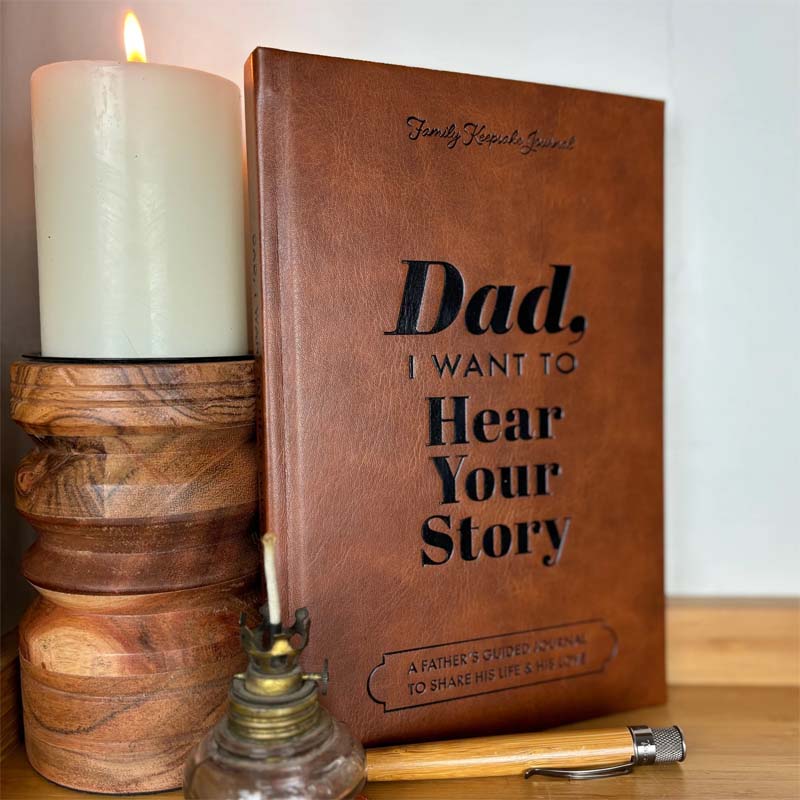 Dad's Story Book | Guided Journal | 250+ Prompts | Ka-mostore
