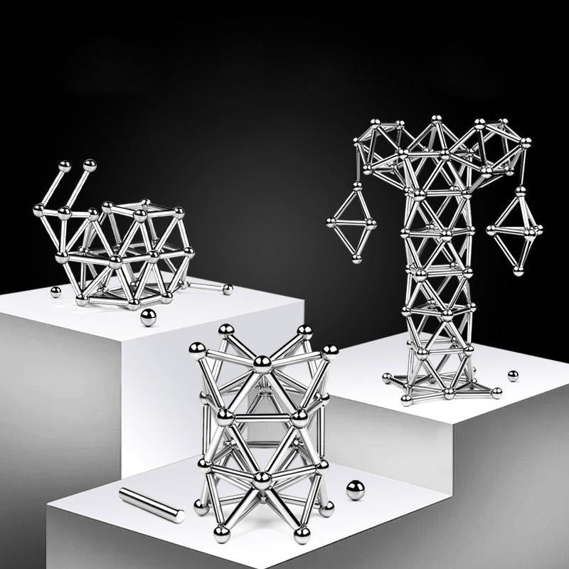 Magnetic Building Rods and Balls STEM Toy | Ka-mostore