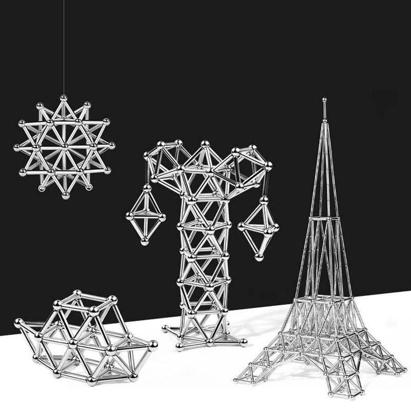 Magnetic Building Rods and Balls STEM Toy | Ka-mostore