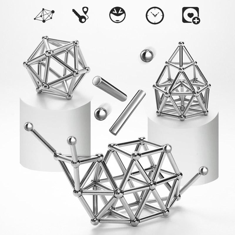Magnetic Building Rods and Balls STEM Toy | Ka-mostore