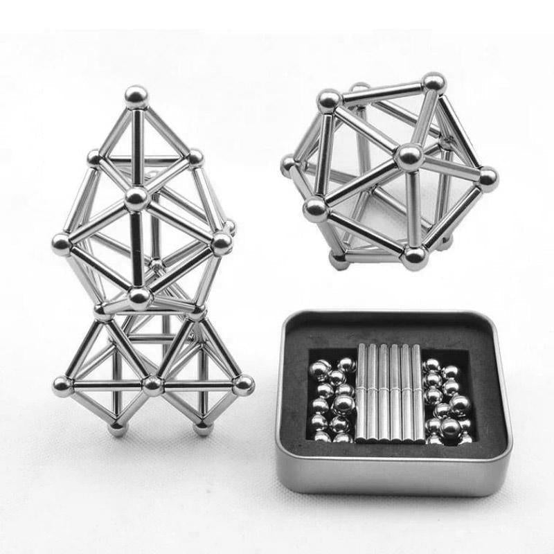 Magnetic Building Rods and Balls STEM Toy | Ka-mostore