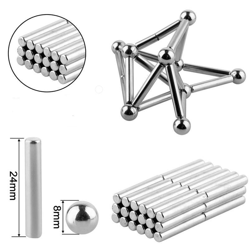 Magnetic Building Rods and Balls STEM Toy | Ka-mostore