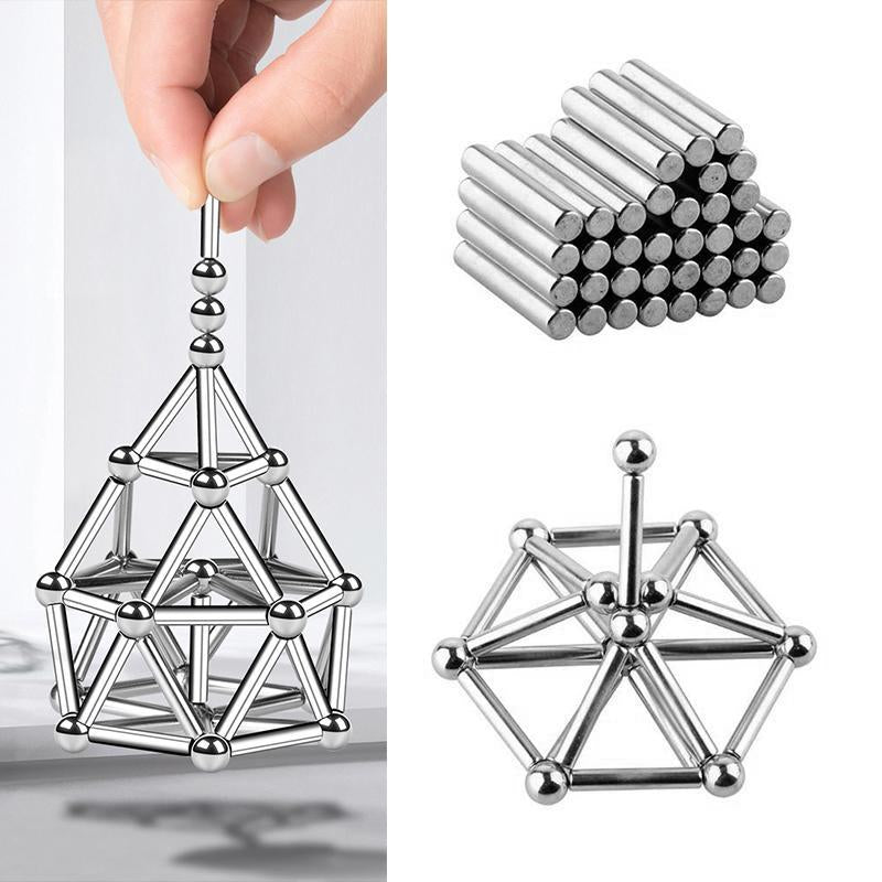 Magnetic Building Rods and Balls STEM Toy | Ka-mostore