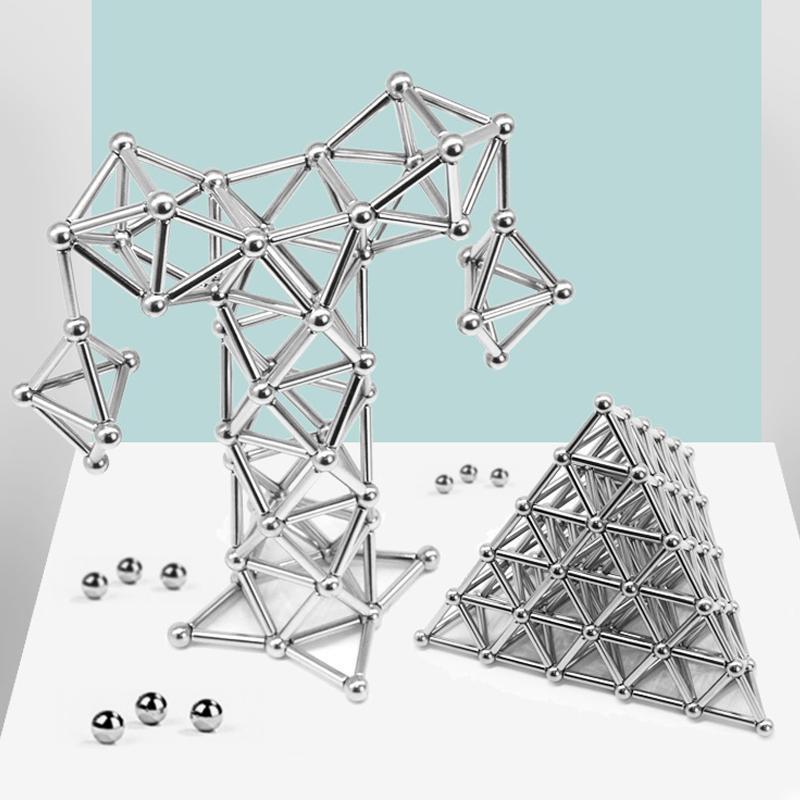 Magnetic Building Rods and Balls STEM Toy | Ka-mostore