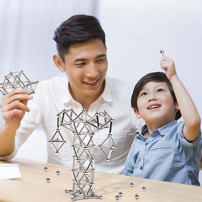Magnetic Building Rods and Balls STEM Toy | Ka-mostore