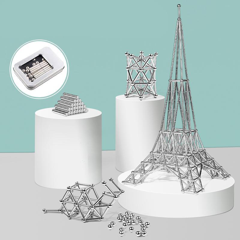 Magnetic Building Rods and Balls STEM Toy | Ka-mostore